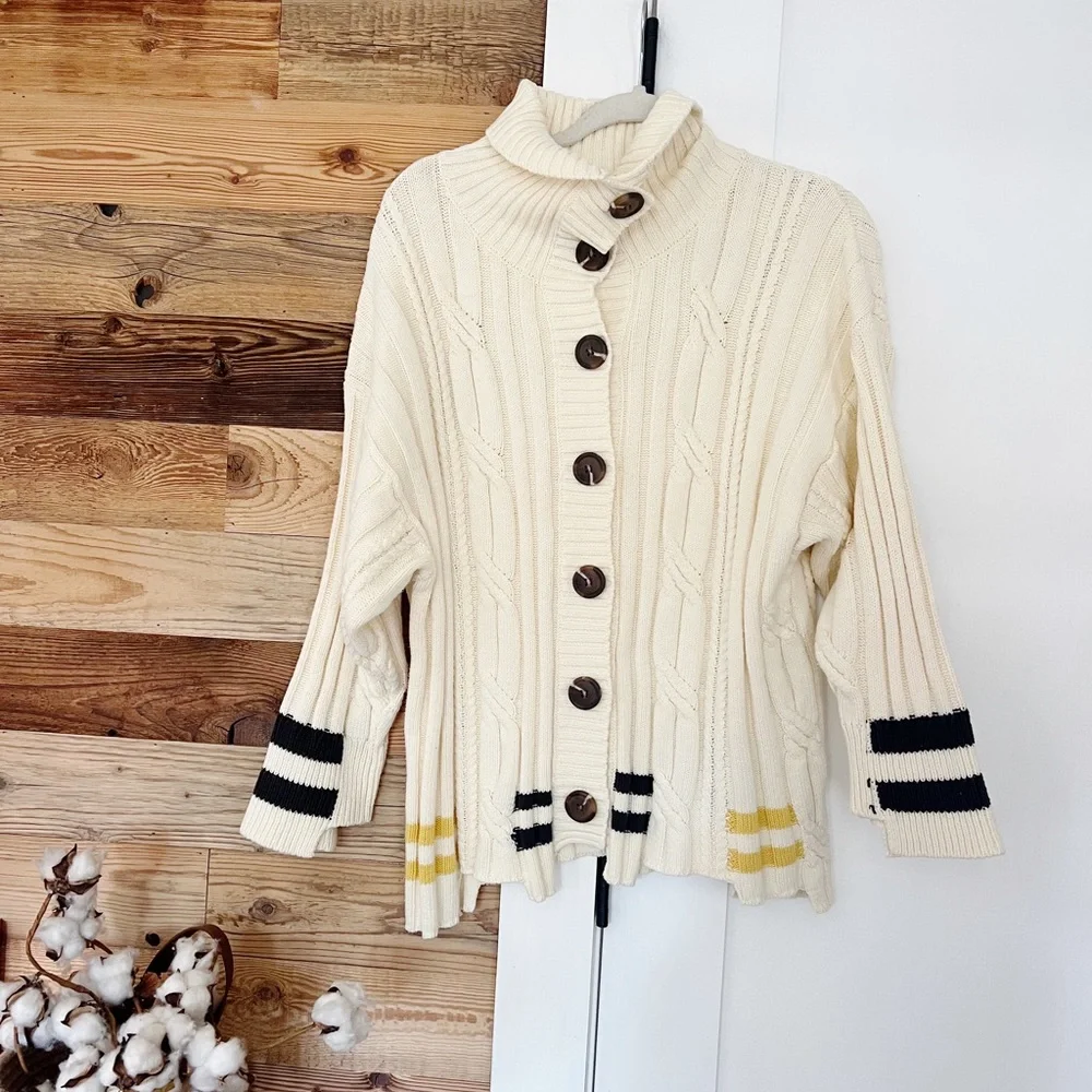 Urban Outfitters BDG Blake Spliced Fisherman Cardigan XS/S